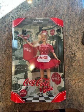 Barbie Coca-Cola Diner Dress-Up Doll - Red, White